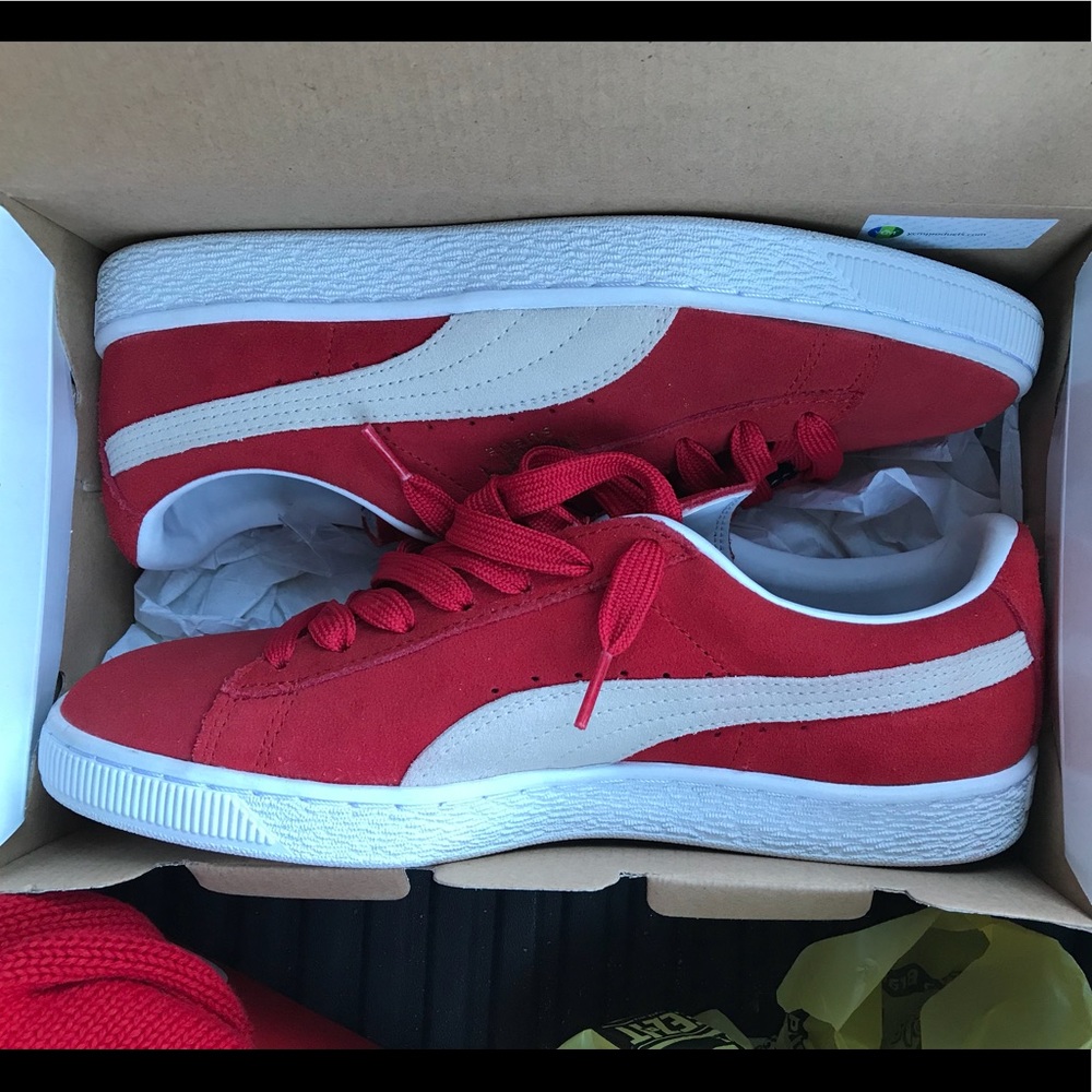 Red Puma Sneakers